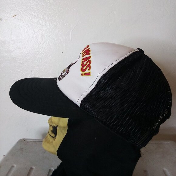 Vintage Truckdriver My Ass! Joke Gag Snap Back Trucker Hat - Picture 3 of 7